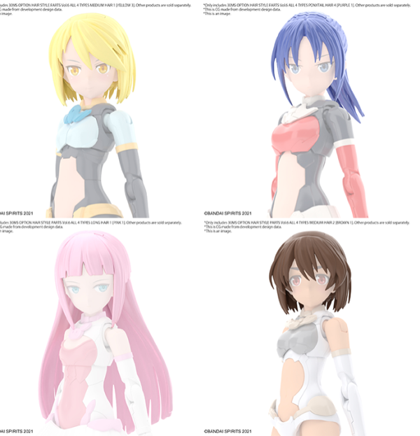30MS OPTION HAIR STYLE PARTS Vol.6 ALL 4 TYPES