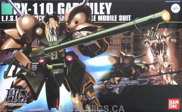 BANDAI Hobby HGUC 1/144 #58 RX-110 Gabthley