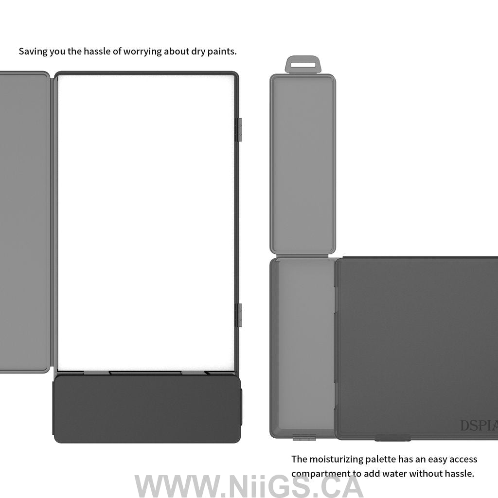 DSPIAE Moisture-Retaining Palette for Acrylic Paints