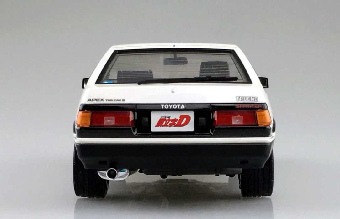 Aoshima 1/24 Initial D Toyota Fujiwara Takumi AE86 Trueno Project-D Ver.
