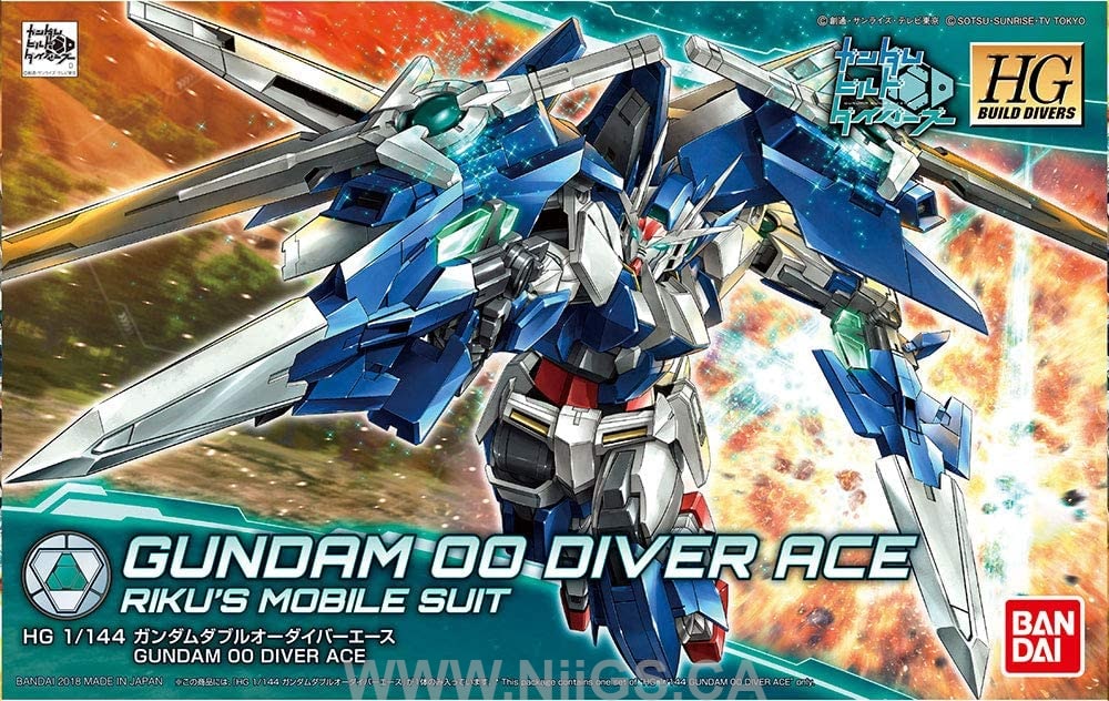 HGBD 1/144 GUNDAM 00 DIVER ACE
