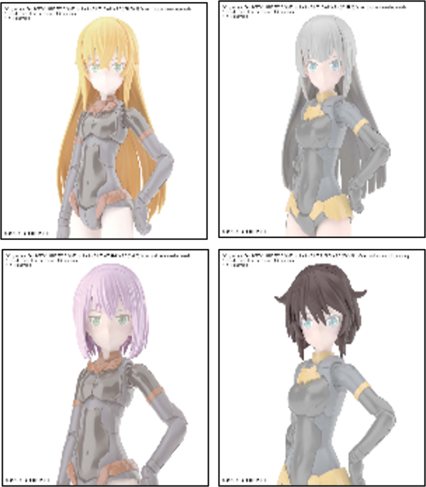 30MS OPTION HAIR STYLE PARTS Vol.4 ALL 4 TYPES