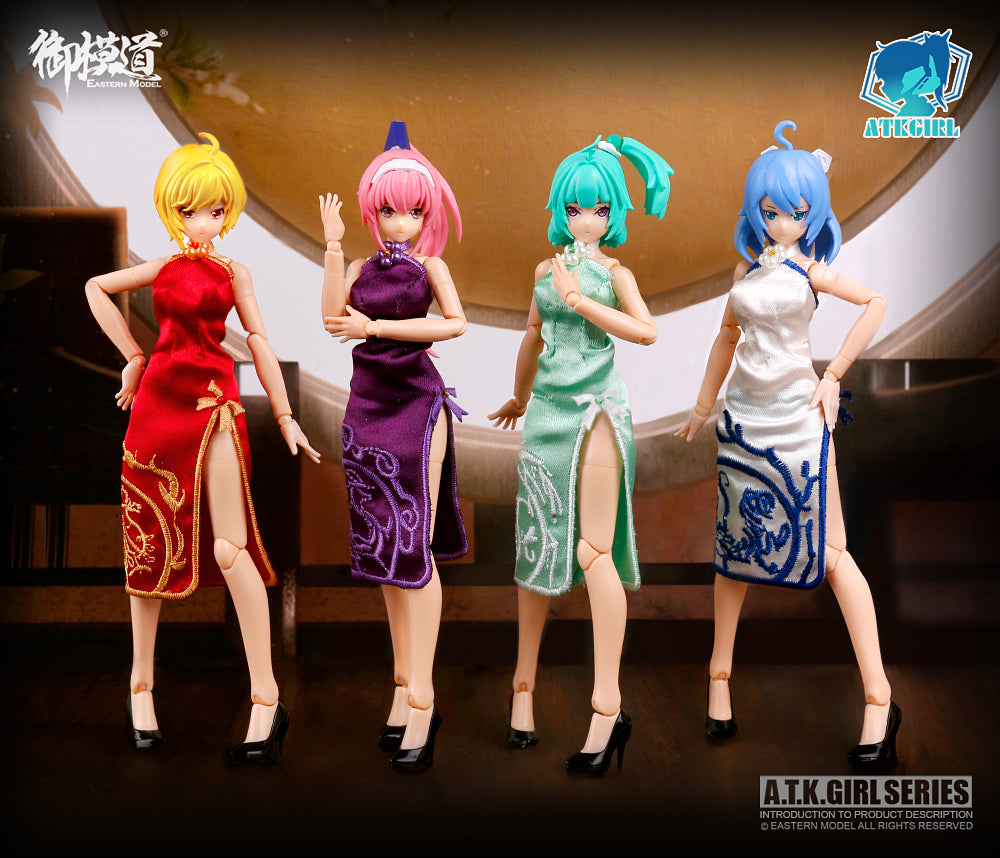 E-MODEL ATK GIRL Holy Beast China Dress Option Pack