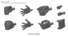 Builders Parts HD - 1/144 MS Hand 01 (EFSF) Dark Gray