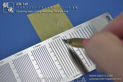 Madworks AW-149 Masking Taping Cutting Template Straight Line