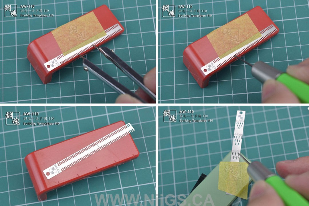Madworks AW-110 Scribing Templates