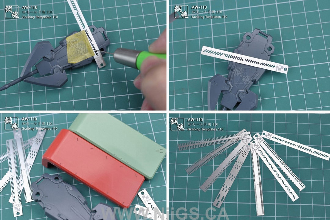 Madworks AW-110 Scribing Templates