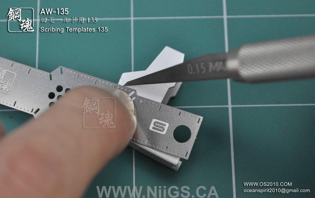 Madworks AW-135 Scribing Templates
