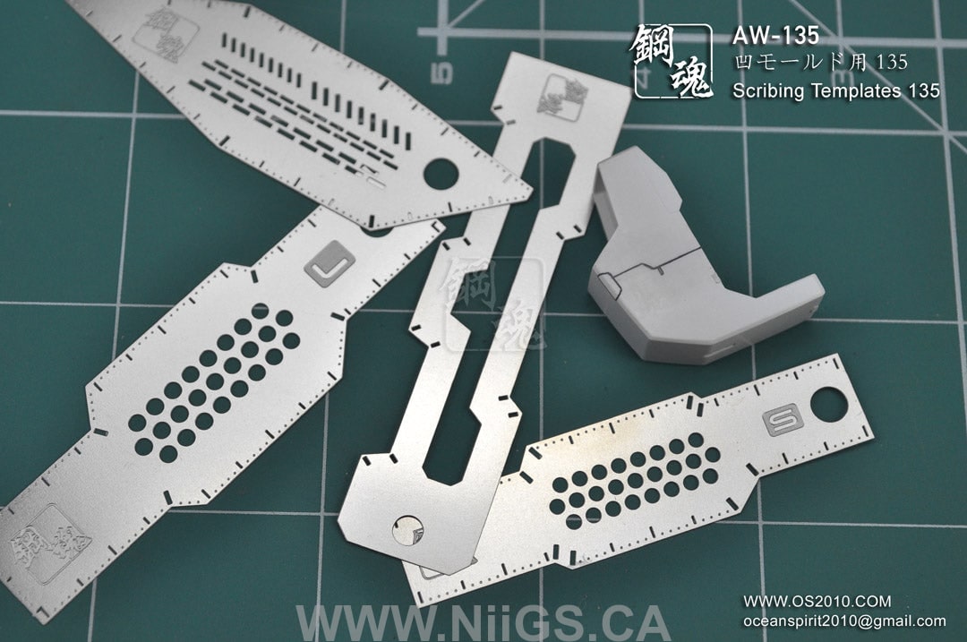 Madworks AW-135 Scribing Templates