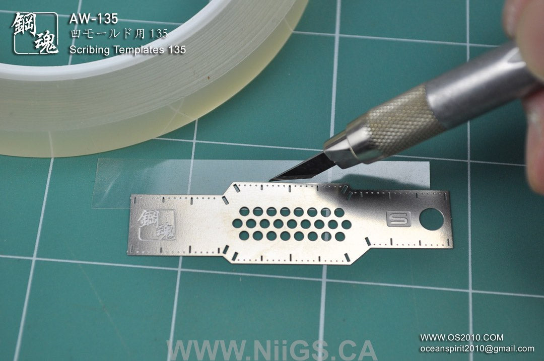 Madworks AW-135 Scribing Templates