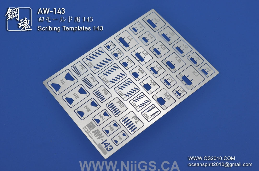 Madworks AW-143 Scribing Templates