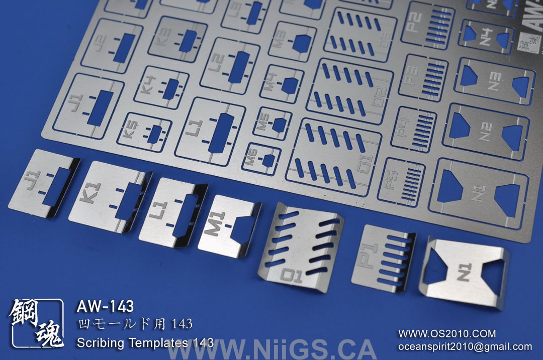 Madworks AW-143 Scribing Templates