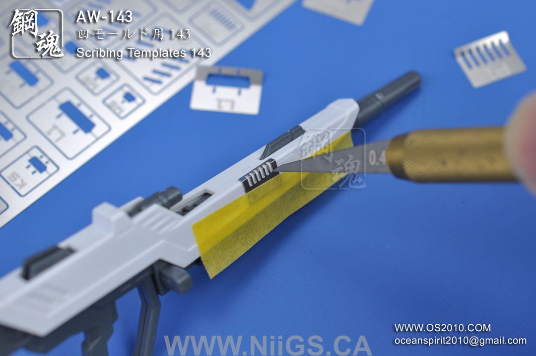 Madworks AW-143 Scribing Templates