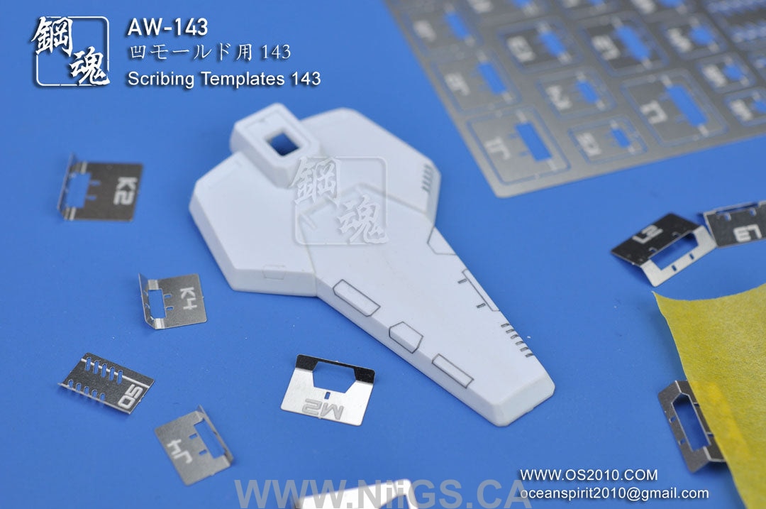 Madworks AW-143 Scribing Templates