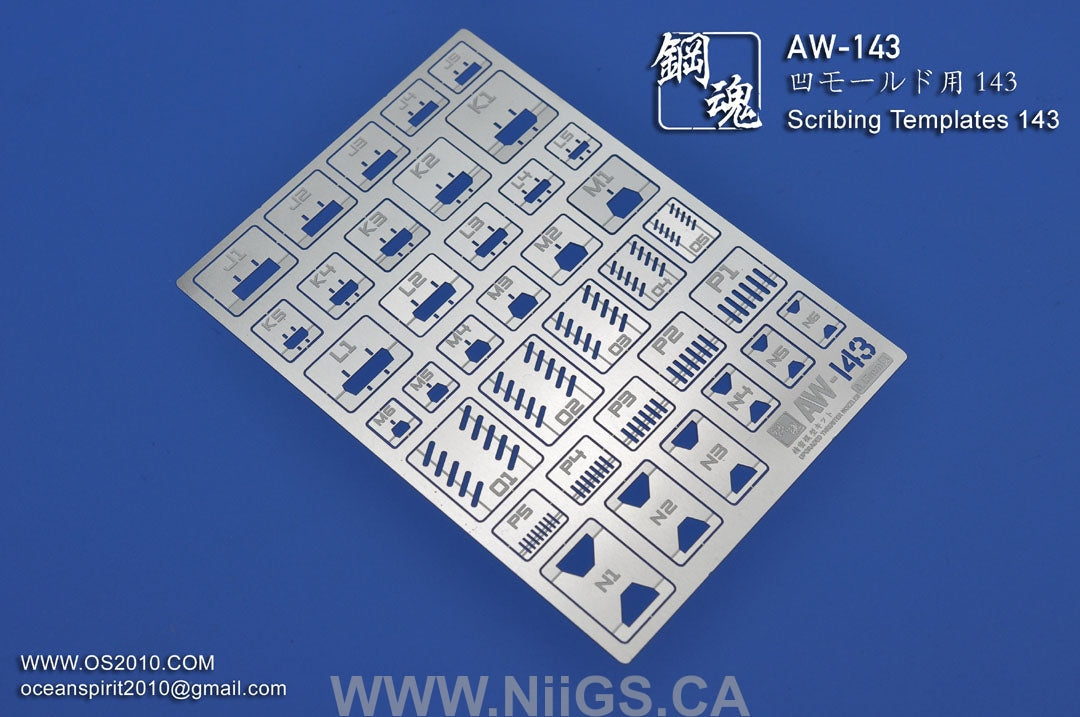 Madworks AW-143 Scribing Templates
