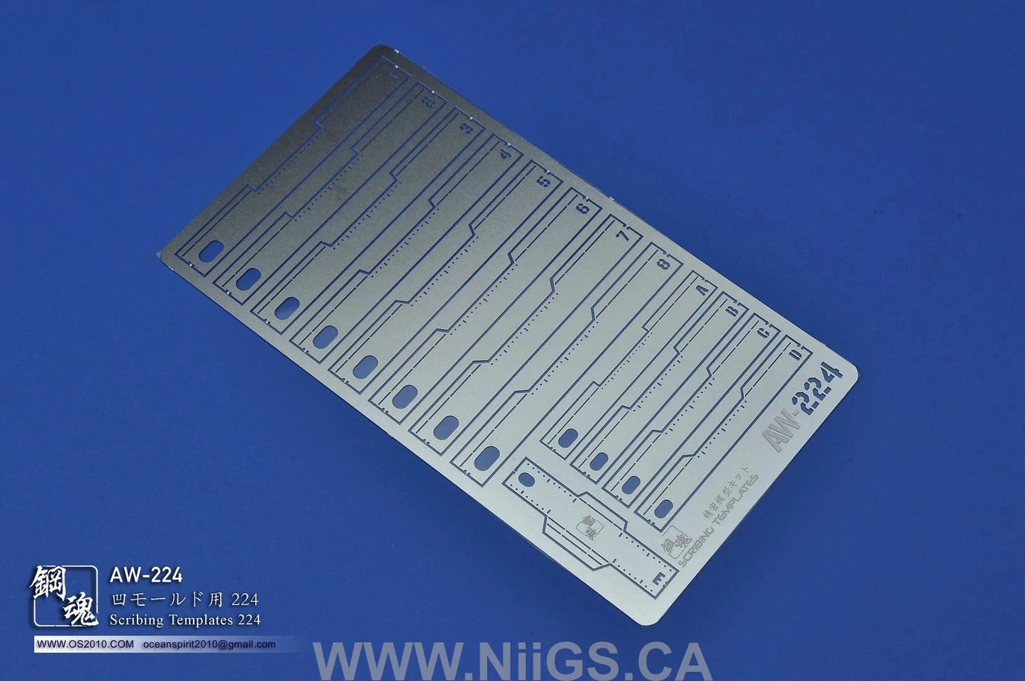 MADWORKS AW-224 SCRIBING TEMPLATES