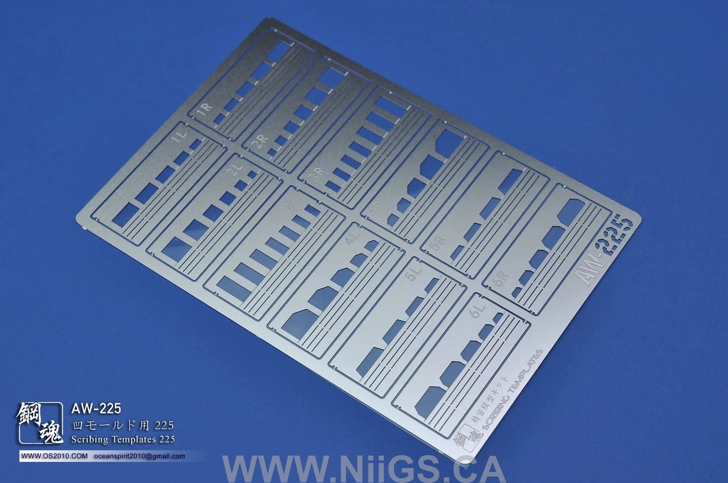 MADWORKS AW-225 SCRIBING TEMPLATES