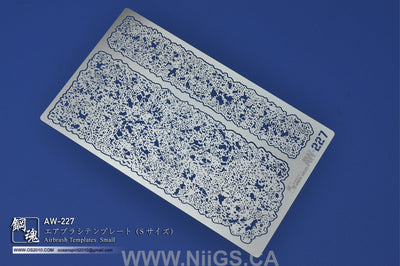 MADWORKS AW-227 AIRBRUSH TEMPLATE SMALL