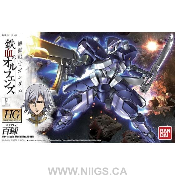 BANDAI HOBBY HG IBO 1/144 HYAKUREN - Nii G Shop