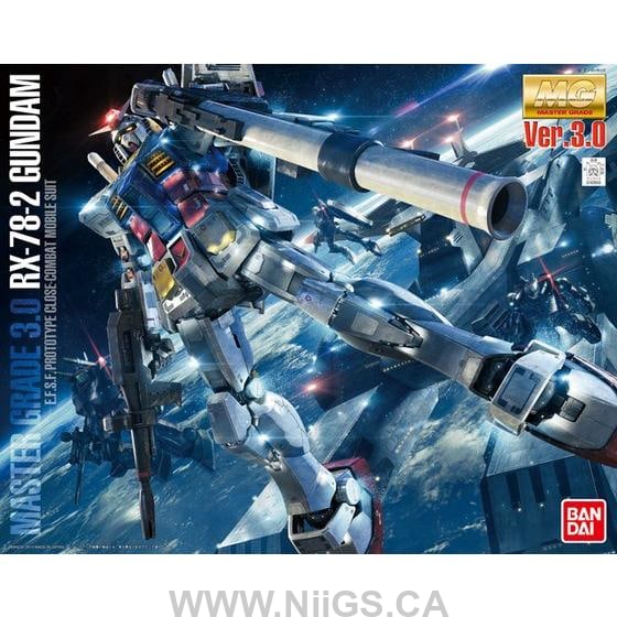 BANDAI Hobby MG 1/100 RX-78-2 Gundam Ver.3.0 - Nii G Shop