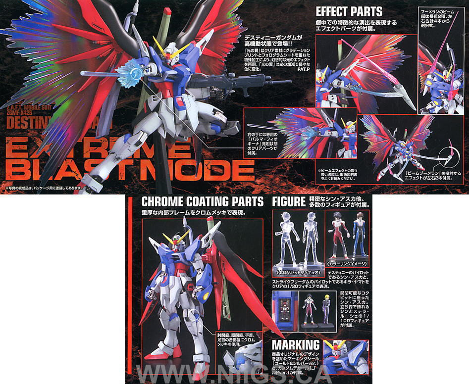 BANDAI Hobby MG Destiny Gundam Special Edition - Nii G Shop