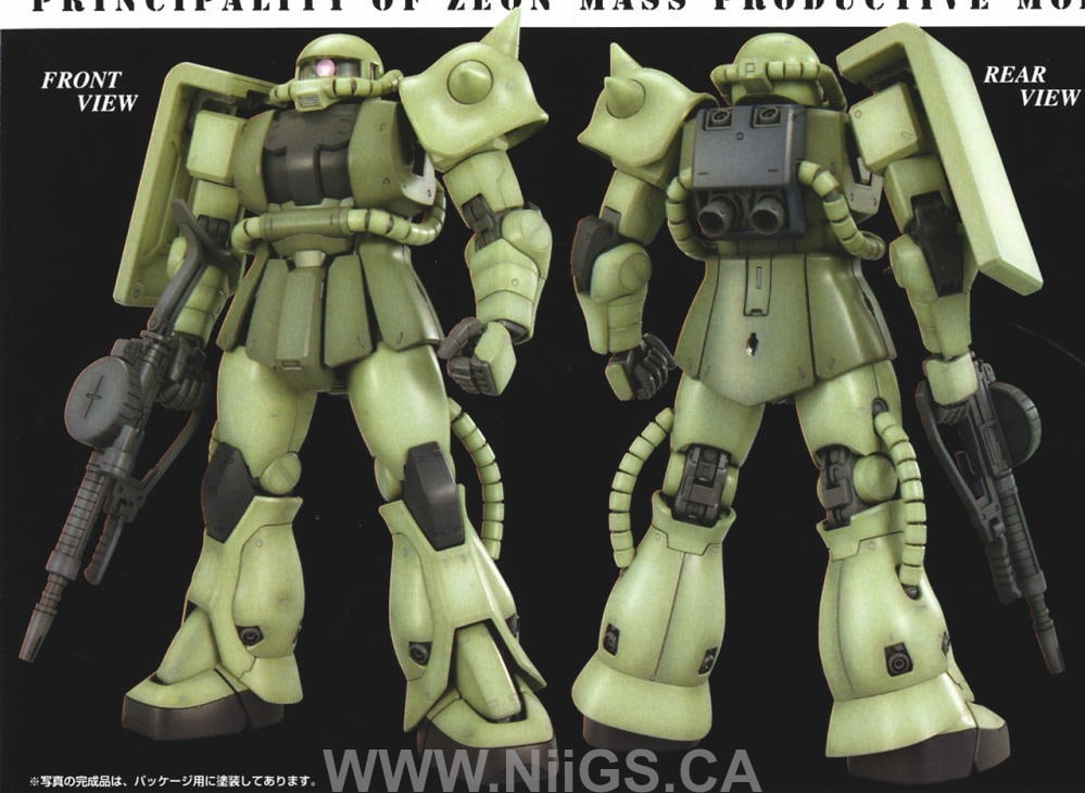 BANDAI Hobby MG MS-06F Zaku2 Ver.2.0 - Nii G Shop