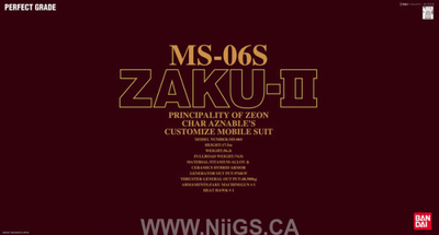 PG 1/60 Perfect Grade MS-06S Zaku 2