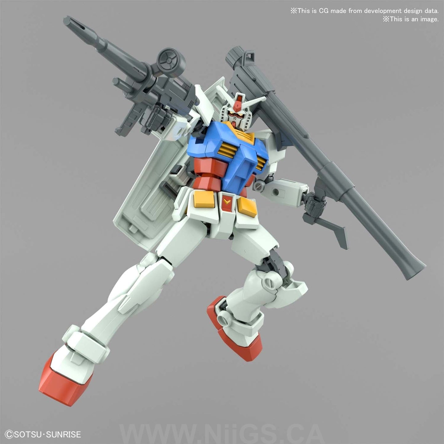 ENTRY GRADE RX-78-2 GUNDAM (FULL WEAPON SET)