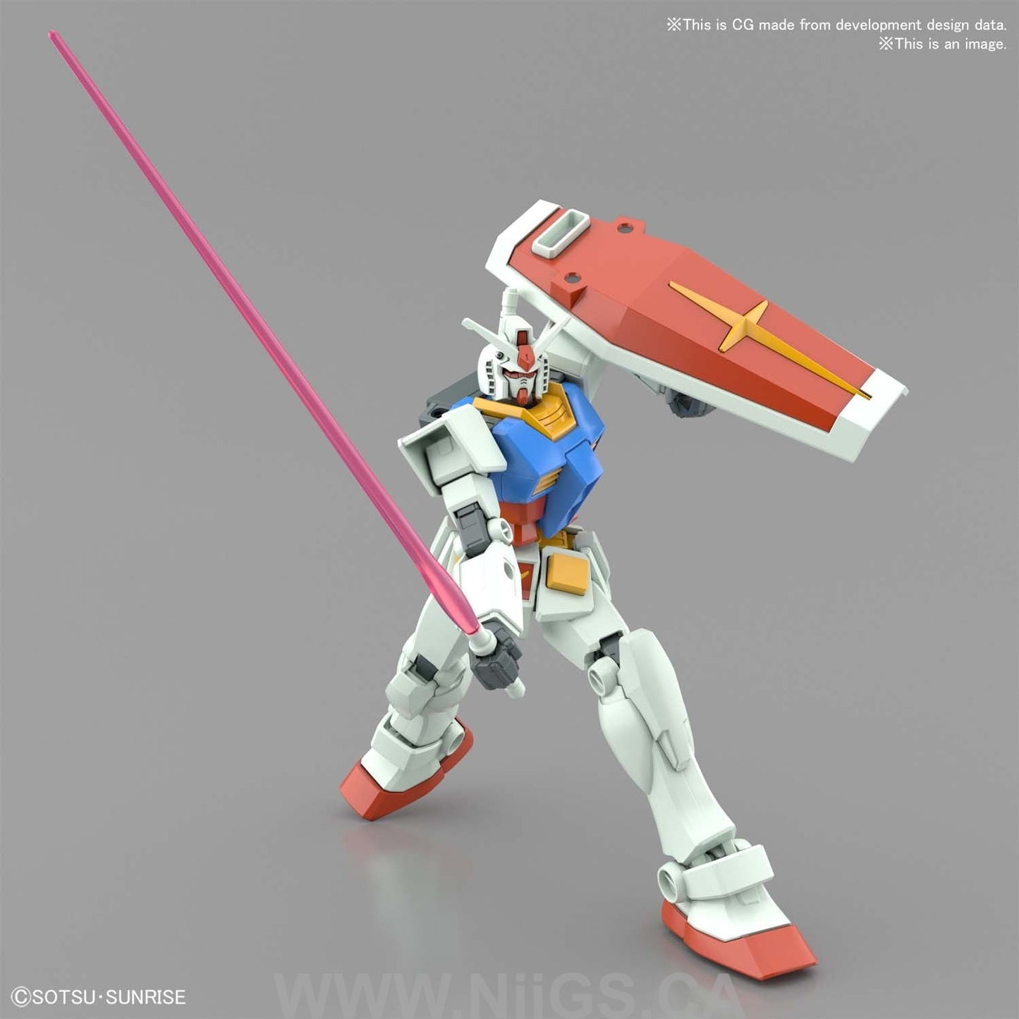 ENTRY GRADE RX-78-2 GUNDAM (FULL WEAPON SET)