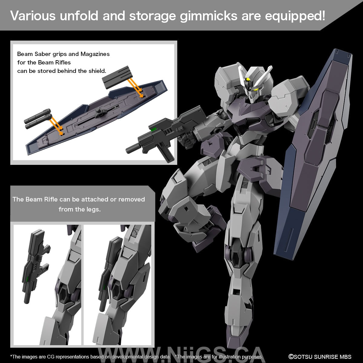 BANDAI Hobby HG 1/144 GUNDVÖLVA
