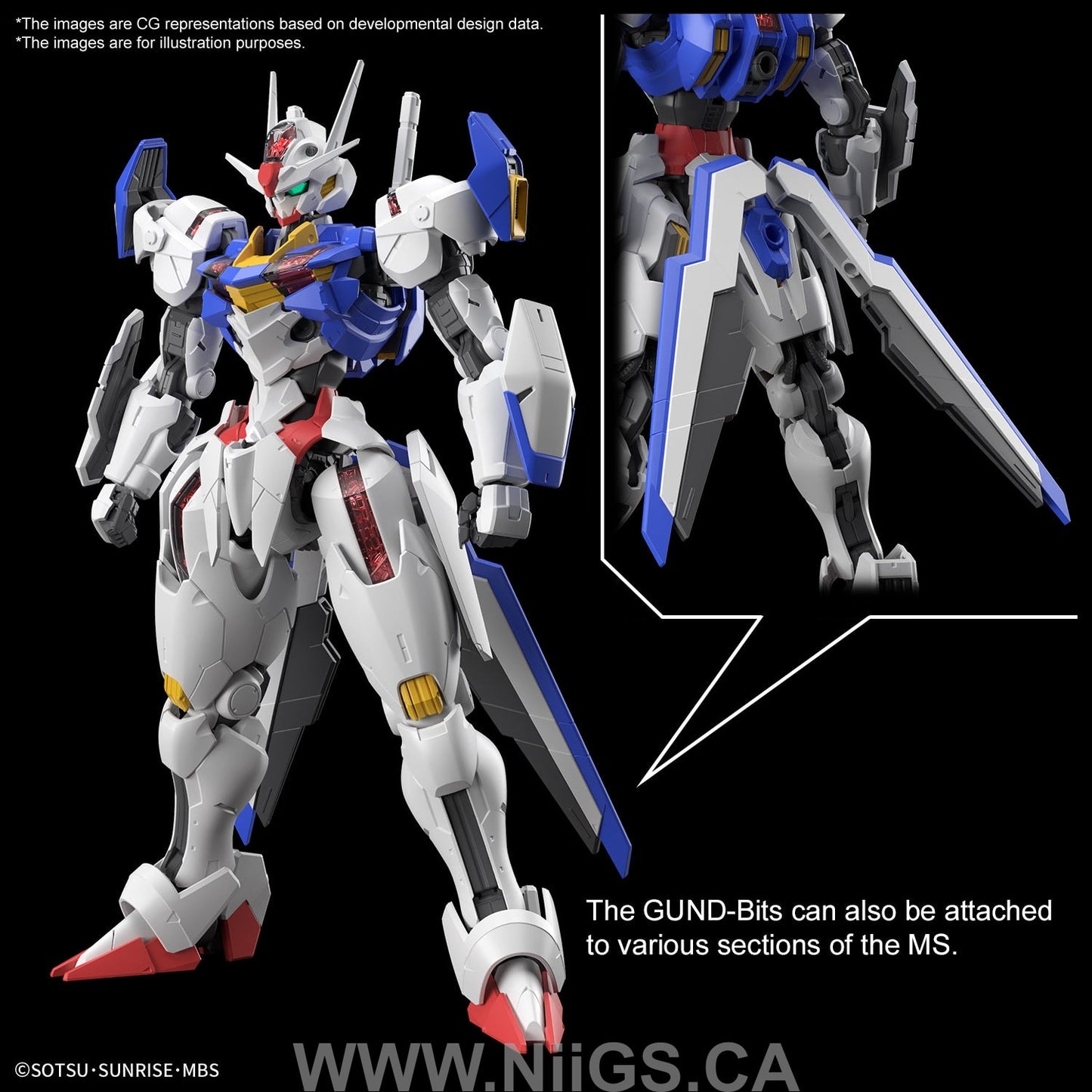 BANDAI HOBBY FULL MECHANICS 1/100 GUNDAM AERIAL