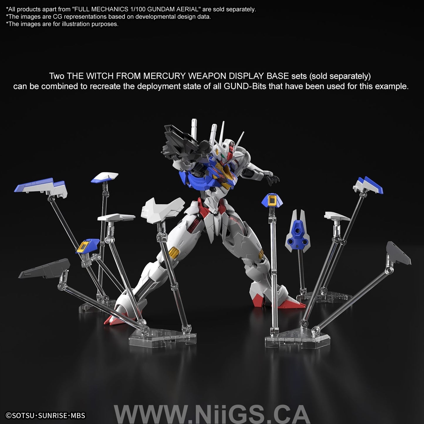 BANDAI HOBBY FULL MECHANICS 1/100 GUNDAM AERIAL