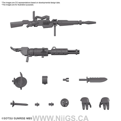 HG 1/144 EXPANSION PARTS SET for DEMI TRAINER