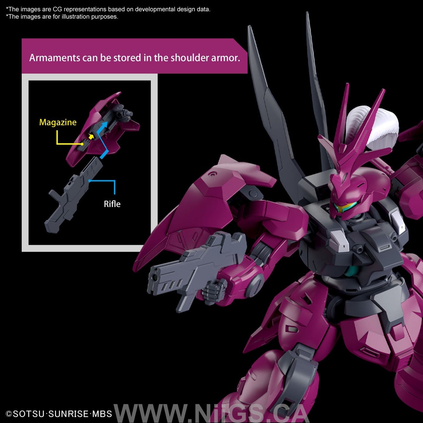 BANDAI HOBBY HG 1/144 GUEL'S DILANZA