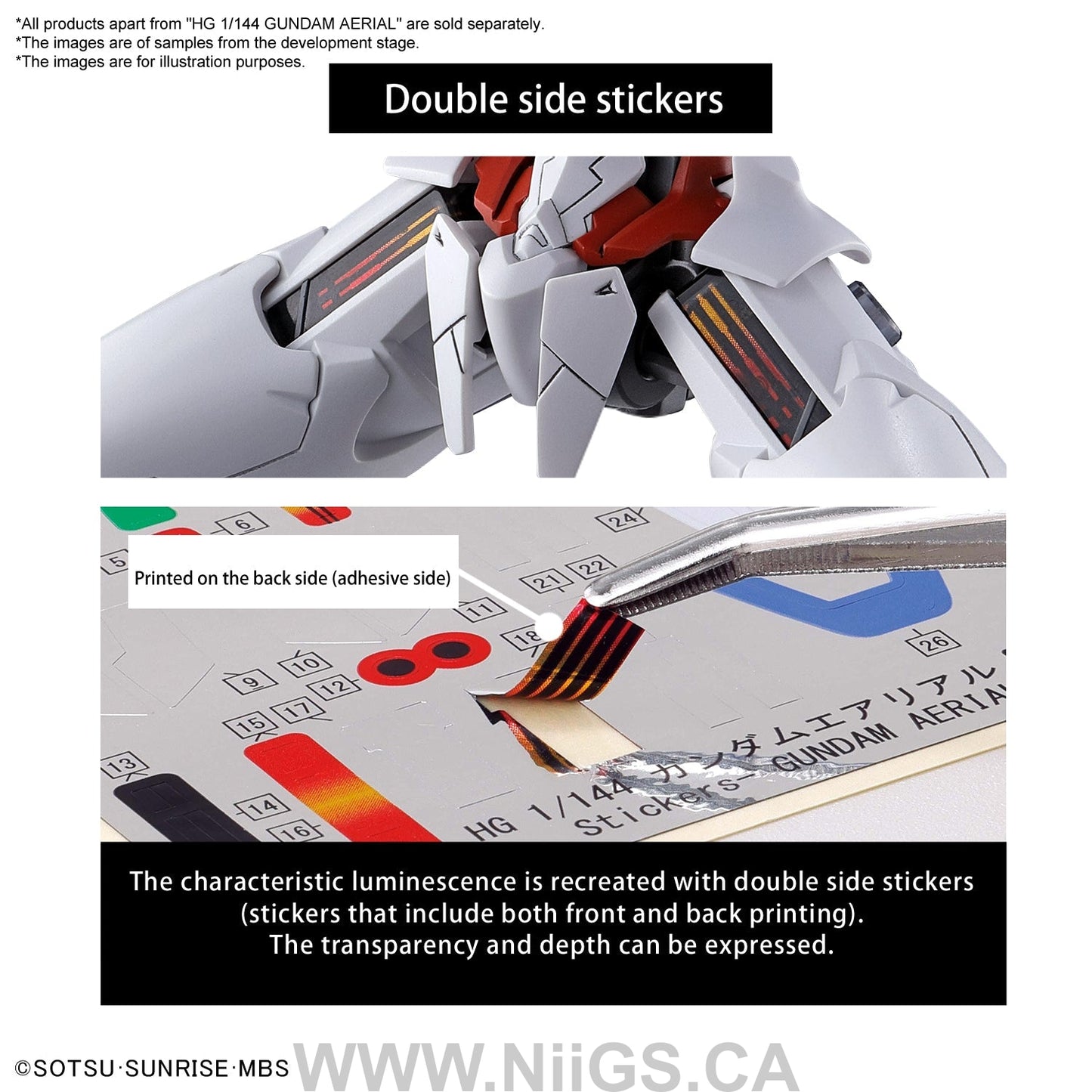 BANDAI HOBBY HG 1/144 GUNDAM AERIAL