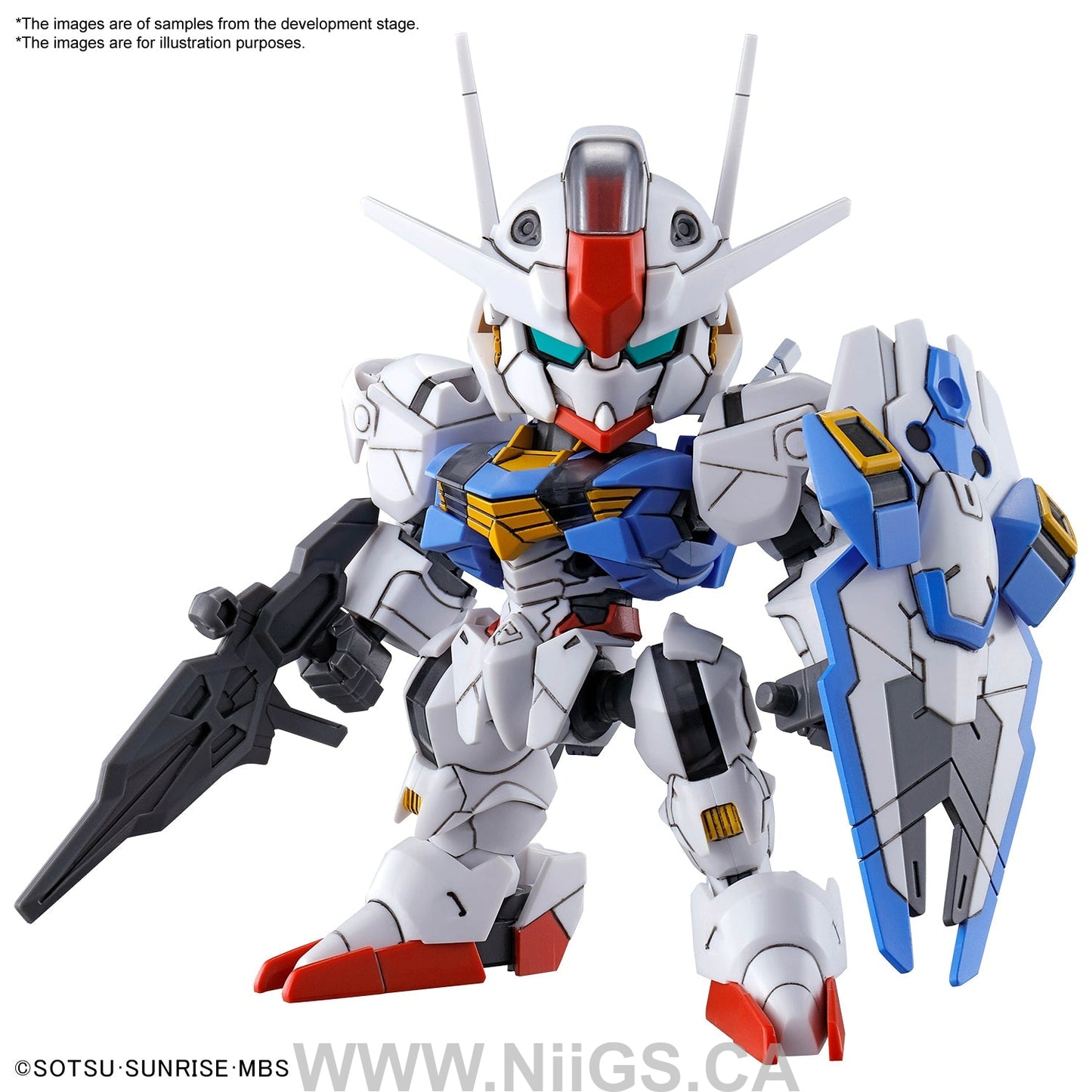 BANDAI Hobby SD GUNDAM EX-STANDARD GUNDAM AERIAL