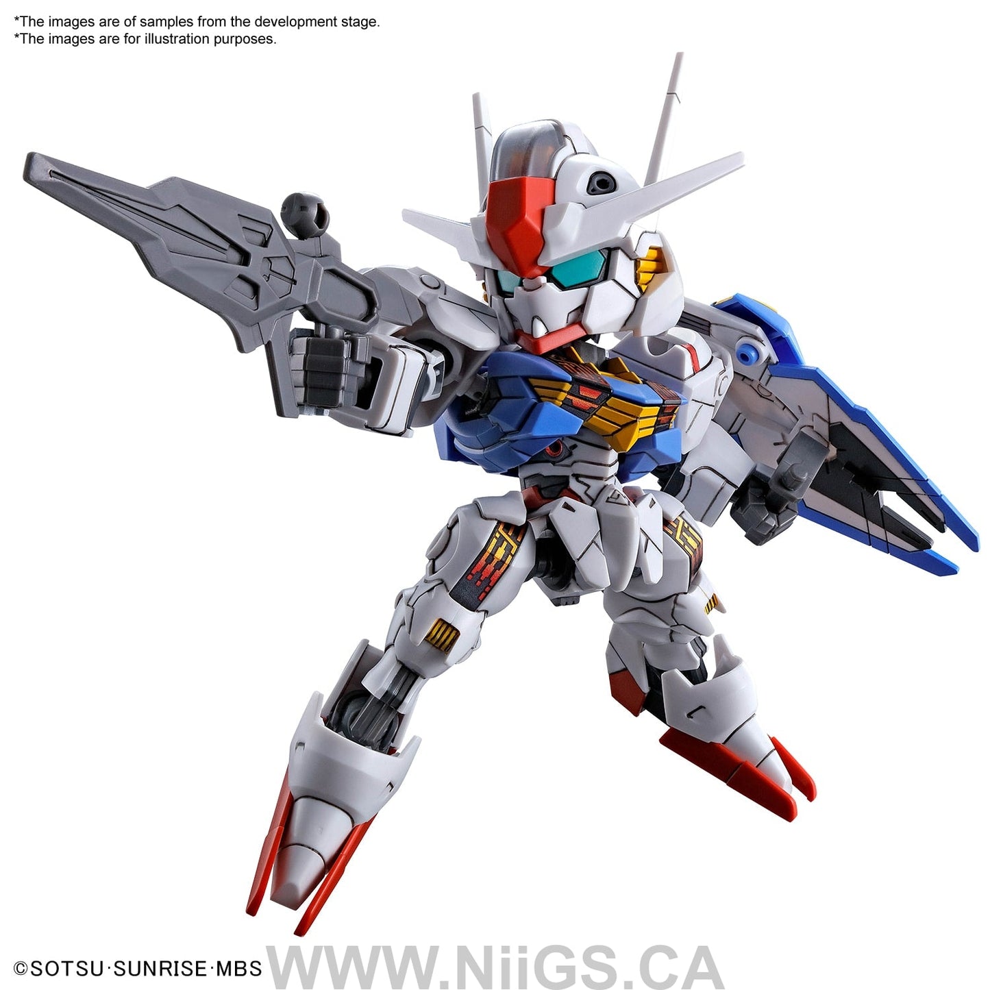 BANDAI Hobby SD GUNDAM EX-STANDARD GUNDAM AERIAL