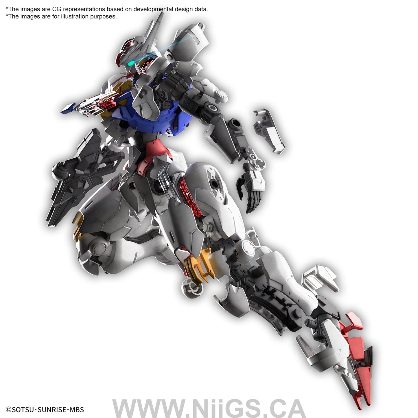 BANDAI HOBBY FULL MECHANICS 1/100 GUNDAM AERIAL