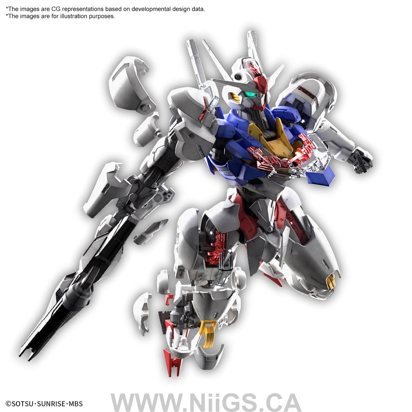 BANDAI HOBBY FULL MECHANICS 1/100 GUNDAM AERIAL