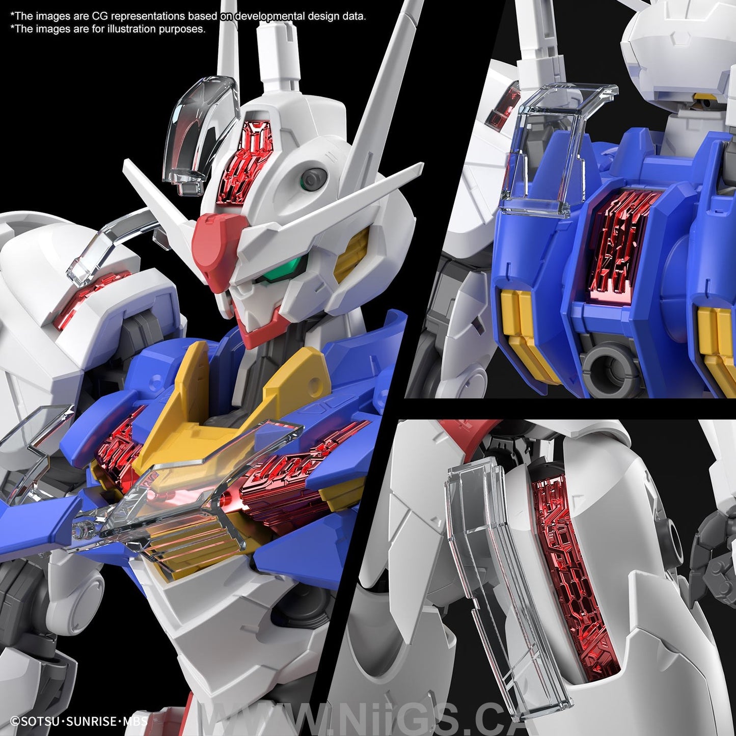 BANDAI HOBBY FULL MECHANICS 1/100 GUNDAM AERIAL