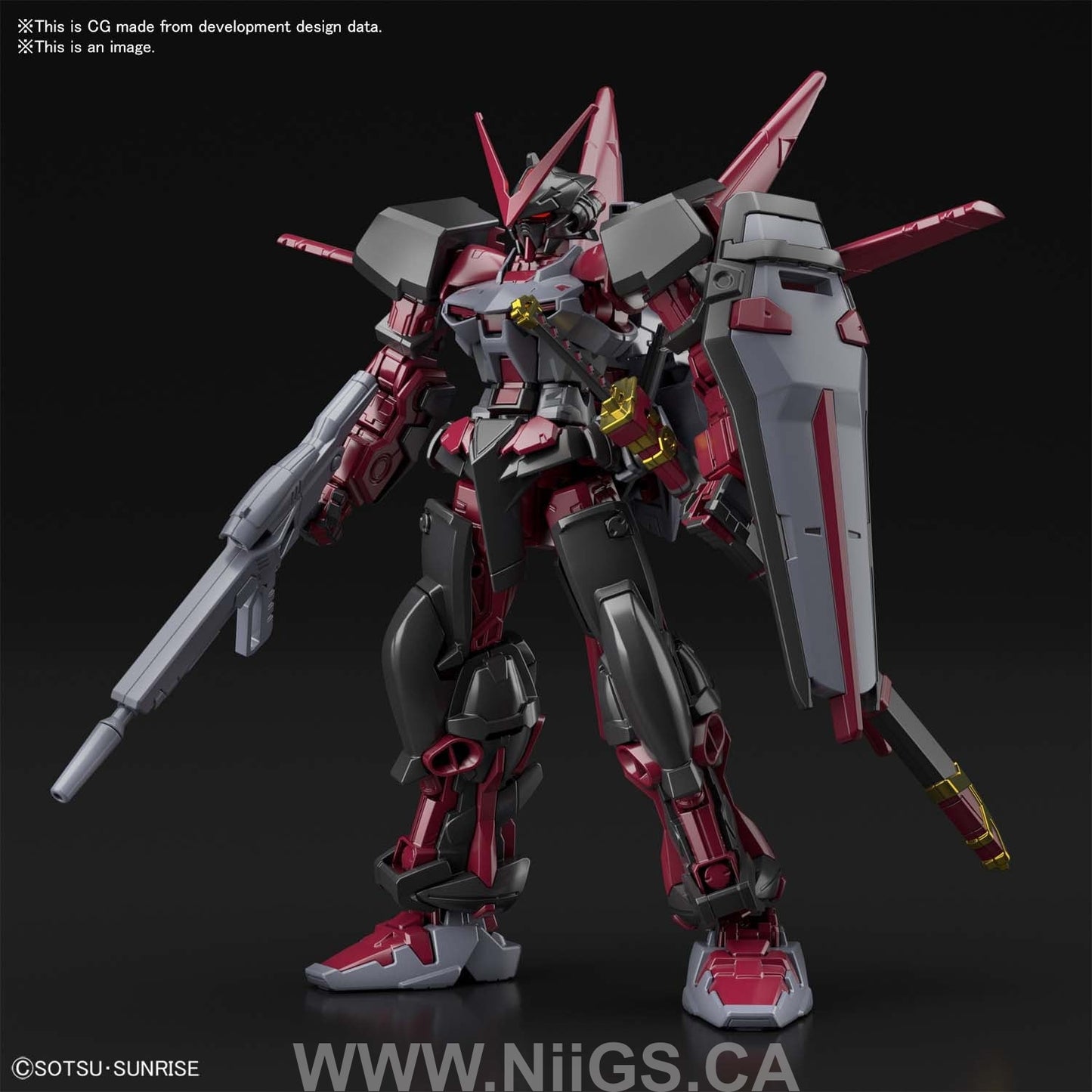 HGBB 1/144 GUNDAM ASTRAY RED FRAME INVERSION