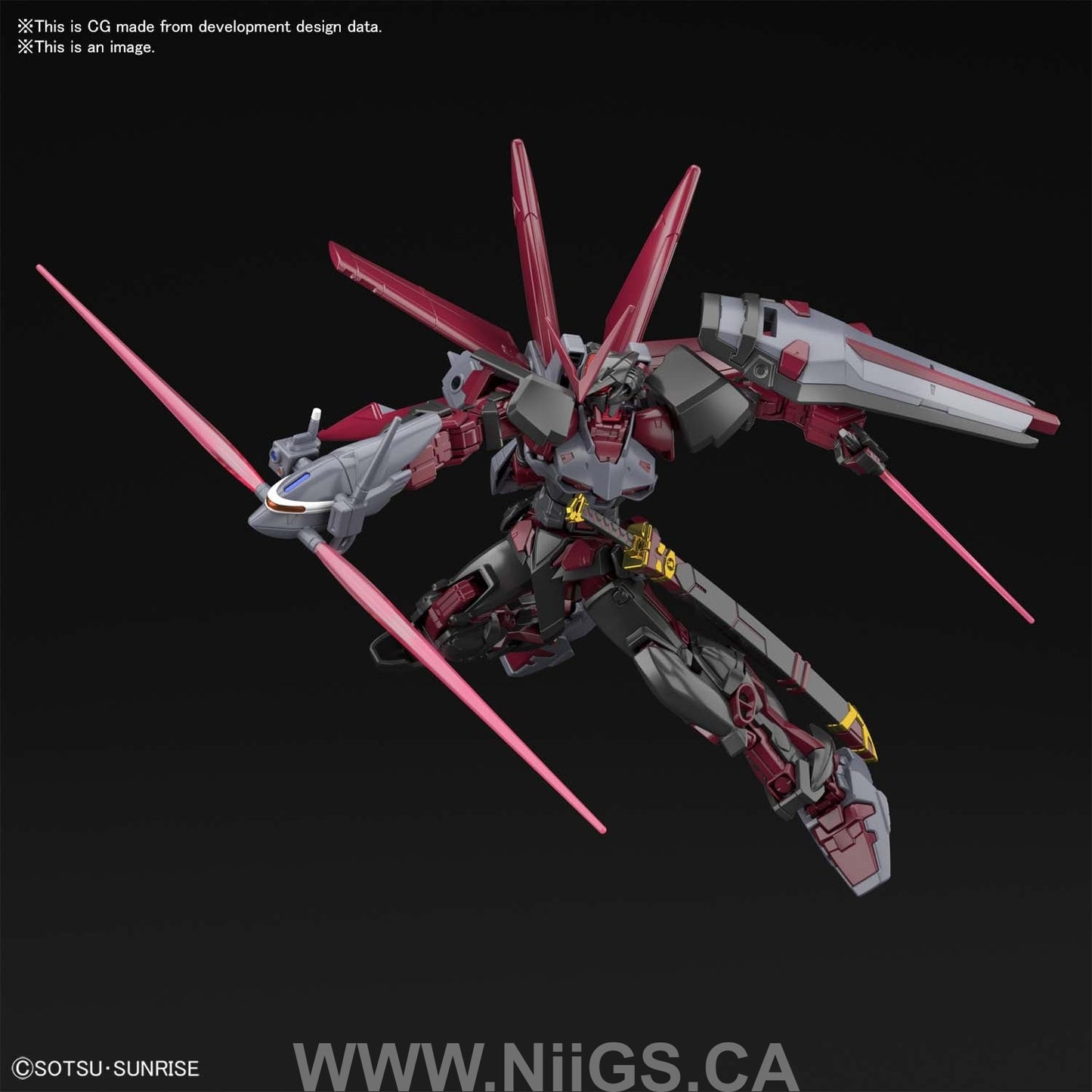 HGBB 1/144 GUNDAM ASTRAY RED FRAME INVERSION