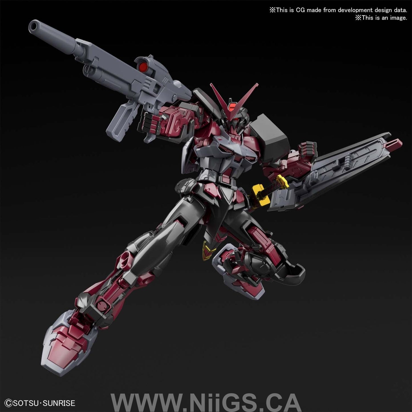 HGBB 1/144 GUNDAM ASTRAY RED FRAME INVERSION
