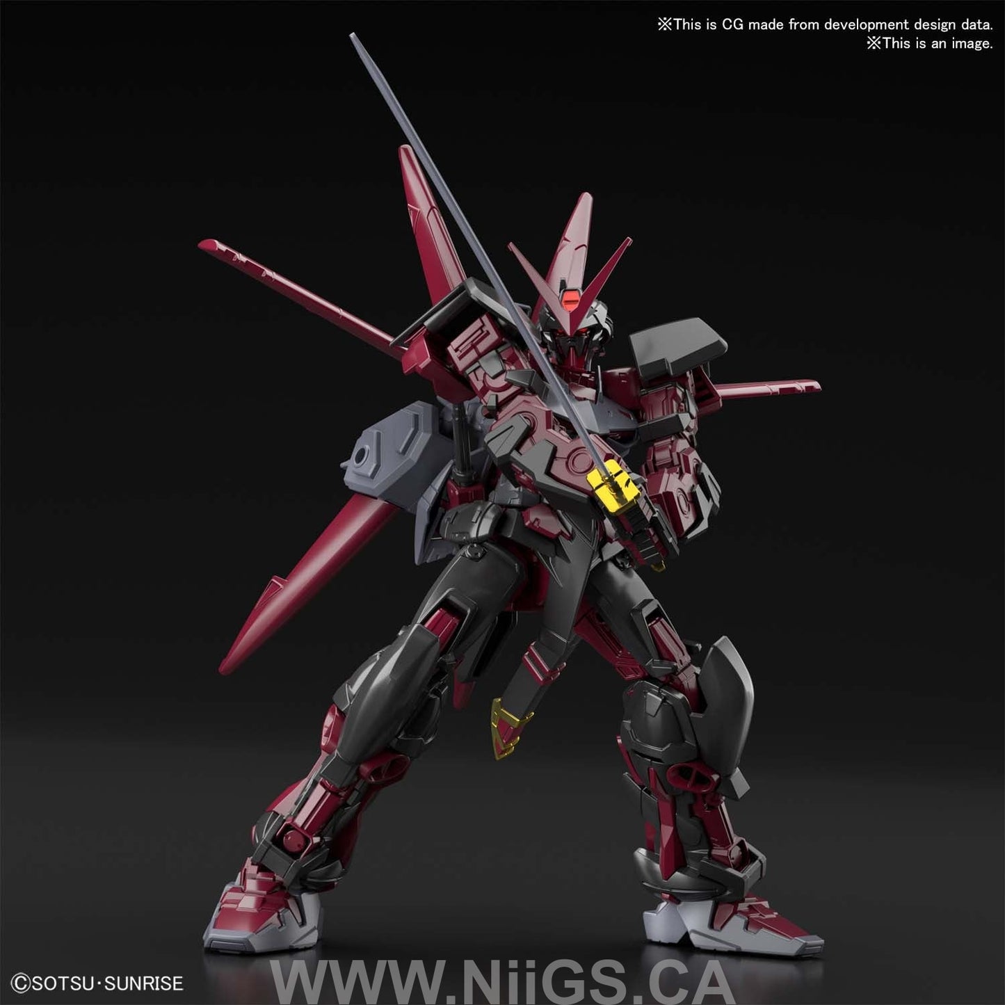 HGBB 1/144 GUNDAM ASTRAY RED FRAME INVERSION