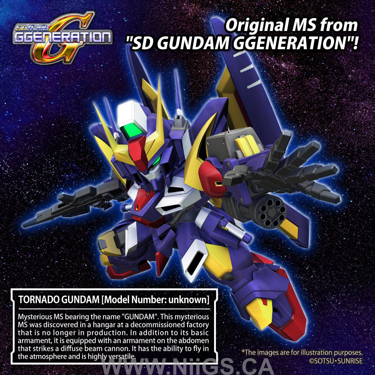 SDCS GUNDAM CROSS SILHOUETTE TORNADO GUNDAM
