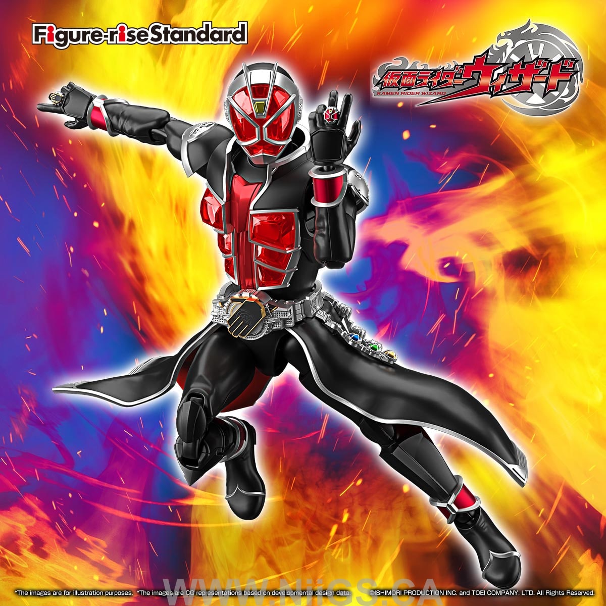 Figure-rise Standard KAMEN RIDER WIZARD FLAME STYLE