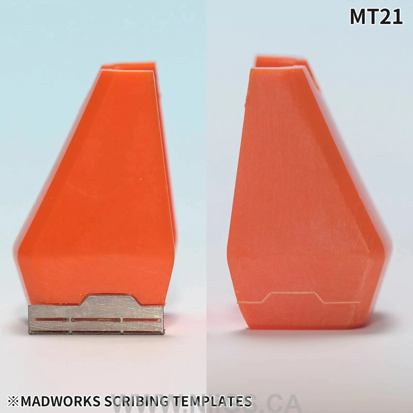 Madworks MT21 Scribing Templates With Fold Lines Photo-etched