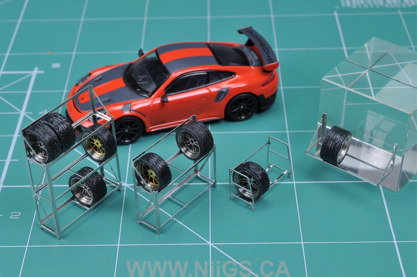 MADWORKS N-019 NERON DETAIL-UP PARTS: TIRE RACK