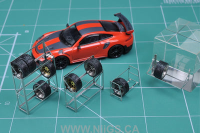 MADWORKS N-019 NERON DETAIL-UP PARTS: TIRE RACK