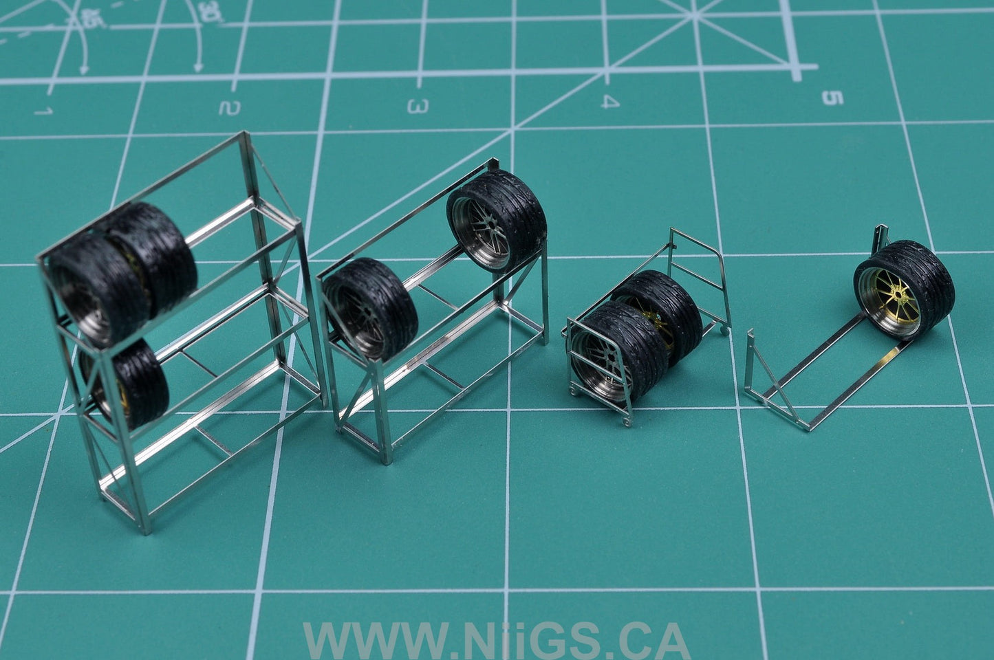 MADWORKS N-019 NERON DETAIL-UP PARTS: TIRE RACK